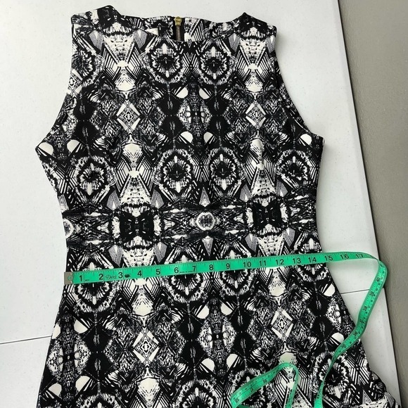 Hedonia ASOS Drop Waist Mini Dress Size 12 UK 8 US NWT Abstract Black White - Picture 6 of 8